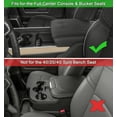 thumbnail image 2 of Compatible with For Dodge RAM 1500 2500 3500 2019-2024 2025 2026  Center Console Organizer ABS Plastic Material Interior Accessories Armrest Box Insert Tray (Black Trim), 2 of 7