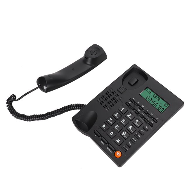 Desk Telephone, Easily Operation Caller ID Telephone Portable Easy To Install Multifunction For Hotel For Office For Restaurant