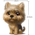 thumbnail image 2 of 2 paquetes de pegatinas de simulación para coche, pegatinas para coche con bonitos gatos en 3D + pegatinas creativas con dibujos de perros para coches, hogar, oficina (tipo 1), 2 of 5