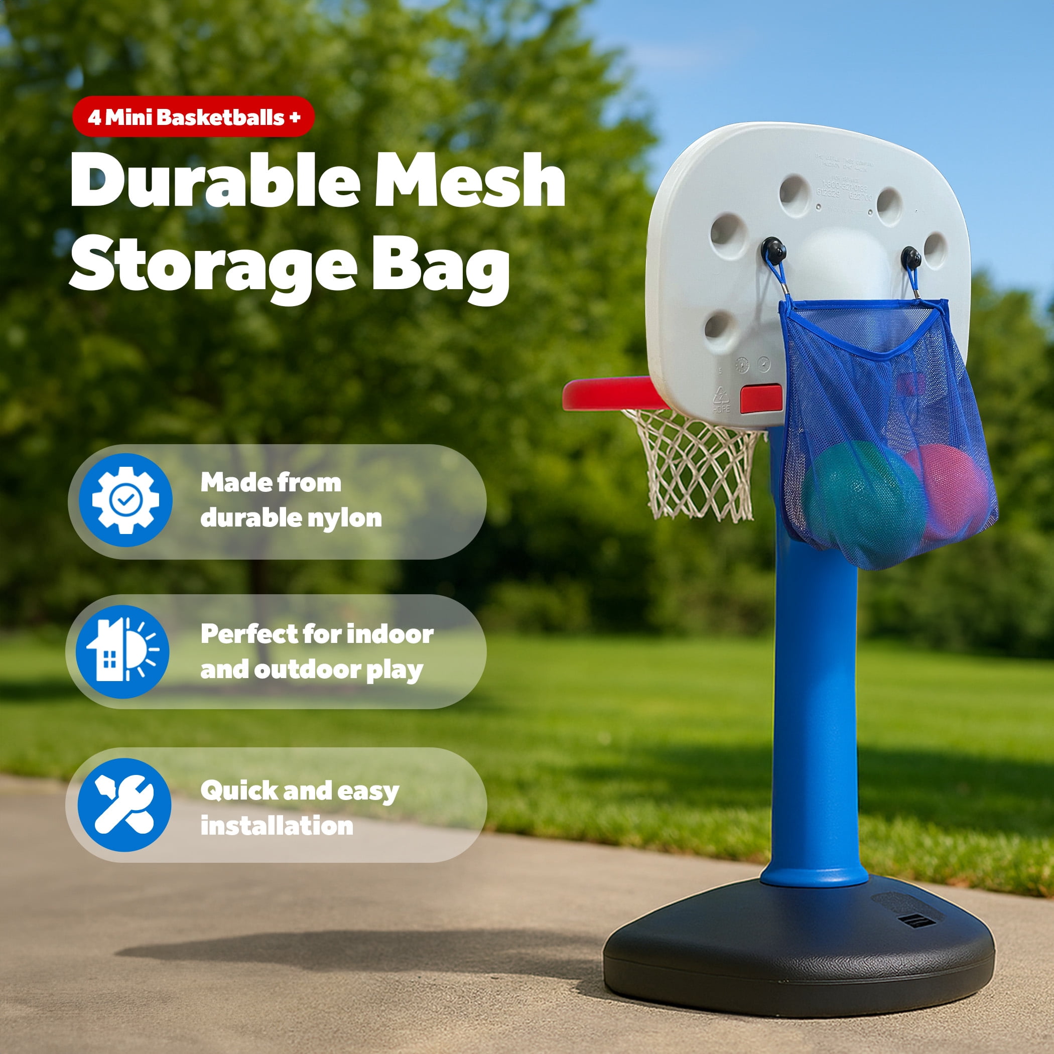 MINUS TIO BLOCK BASKET ミニュスティオ　ブロックバスケット Galvanox, Mini Rubber Basketballs, 7 inch, Includes Pump - Walmart.com