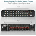 thumbnail image 2 of Pyle PT12050CH Pro Audio Bluetooth 6000 Watt 12 Channel Amplifier Sound Mixer Stereo Receiver, 2 of 7