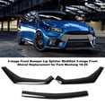 thumbnail image 3 of 3-stage Front Bumper Lip Splitter Modified 3-stage Front Shovel Replacement for Ford Mustang 2018-2020, 3 of 8