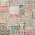 thumbnail image 1 of Ahgly Company Indoor Square Contemporary Desert Sand Beige Patchwork Area Rugs, 3' Square, 1 of 6