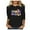 Noir, variante sur HNMKIU T-Shirt Décontracté et Élégant pour Femmes à Col Rond avec Manches à Pois et Design Imprimé Festif de Pâques Blanc, TG