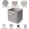 thumbnail image 2 of Set Of 4 Storage Basket, Folding Storage Cubes Open Storage Boxes-30Cm, Multicolor Storage Boxes For Clothes, Toys, Cabinets, Cupboards, Shelves, 2 of 7