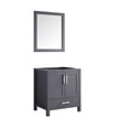 thumbnail image 1 of Lexora LJ342230SB00M28 Coiffeuse Simple Jacques 30 Po. Sans Dessus & Miroir 28 Po. - Gris Foncé, 1 of 1