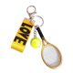 thumbnail image 3 of Llavero con forma de raqueta de tenis, regalo para Año Nuevo, San Valentín, bolso, mujeres y hombres. Amarillo dorado, 3 of 9