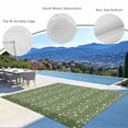 thumbnail image 3 of Sage Green Floral Outdoor Rug for Patio/Deck/Porch, Non-Slip Large Area Rug 5 x 7 Ft, Spring Flowers Indoor Outdoor Rugs Washable Area Rugs, Reversible Camping Rug Carpet Runner, 3 of 8