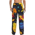 thumbnail image 3 of Daiia Dinosaurs in Space Men's Sleep Pant with Pockets and Drawstring,Pajama Pants-Large, 3 of 9