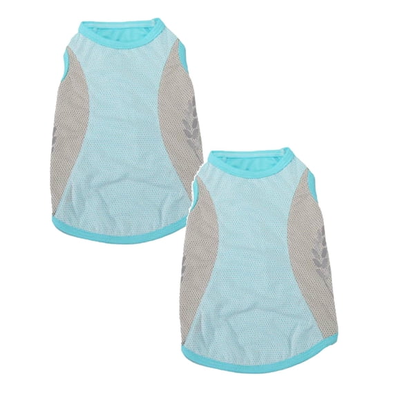 2Pcs Dog Cooling Vest For Summer – Adjustable Breathable Mesh Jacket With Uv Protection & Reflective Strips, Lightweight Heat Relief Anxiety Calming Small Medium Dogs Cat
