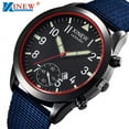 thumbnail image 1 of Reloj de cuarzo para hombre, relojes para hombre, reloj de cuarzo militar para hombre, reloj de pulsera deportivo luminoso con fecha negra., 1 of 3