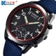 thumbnail image 1 of Reloj de cuarzo para hombre, relojes para hombre, reloj de cuarzo militar para hombre, reloj de pulsera deportivo luminoso con fecha negra., 1 of 3