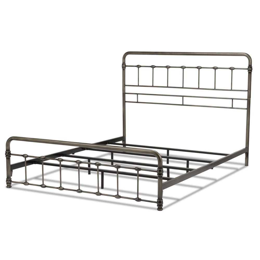 Fremont Metal SNAP Bed with Folding Frame Bedding Support System and