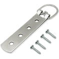 thumbnail image 3 of Picture Hang Solutions 4-Hole D-ring Steel Strap Hanger for Wood Frames 200-lb Capacity 2 Pieces per Pack, 3 of 7