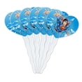 thumbnail image 1 of Superman Breaking the Ice Heart Love Cupcake Picks Toppers Decoration Set of 6, 1 of 7
