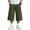 Army Green, variant on Wovilon Unisex Kids Knee Length Shorts with Elastic Waistband and Side Pockets, Relaxed Fit Solid Color Activewear for Summer Vacation and Daily Play