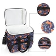 thumbnail image 6 of FORMRS Insulated Cooler Bag 24 Cans Capacity Soft Leakproof Lunch Box with Side Pockets, Red Panda Pattern, 6 of 7