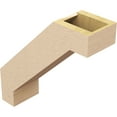 thumbnail image 5 of Ekena Millwork 5"W x 16"D x 16"H Burlington Rough Cedar Woodgrain TimberThane Knee Brace, Primed, 5 of 6