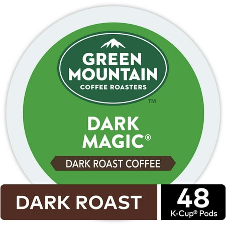 Green Mountain Coffee Dark Magic K-Cup Pods, Dark Roast, 48 Count for Keurig