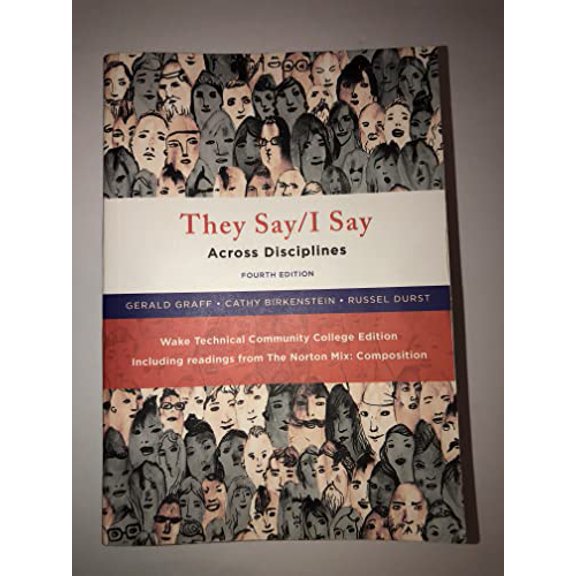 Pre-Owned THEY SAY/I SAY W/READINGS >CUSTOM<, 9780393437881, 0393437884, Paperback,