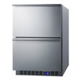 thumbnail image 1 of Summit SCFF532D 23 5/8" W Undercounter Freezer w/ (1) Section & (2) Drawers, 115v, 1 of 1