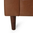 thumbnail image 6 of Noble House Portage Faux Leather Club Chair, Cognac Brown, 6 of 9