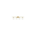 thumbnail image 2 of Gene 4 light Brass and Frosted white glass Wall sconce, 2 of 4