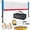Red, variant on Garvee 32FT Badminton Volleyball Net Set, Portable Outdoor Game Kit with Rackets, Shuttlecocks, Boundary Lines & Carry Bag, Green