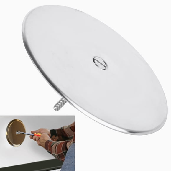 Tapa de acceso para limpieza dttbgg redonda de acero inoxidable de 18 cm
