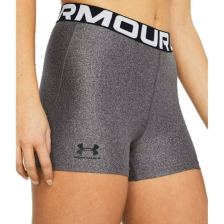 Under Armour Women's HeatGear Compression Mid Rise Shorty Shorts M 1384006-019