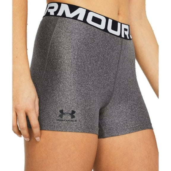 Under Armour Women's HeatGear Compression Mid Rise Shorty Shorts M 1384006-019