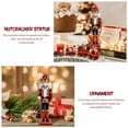 thumbnail image 3 of 2 Pieces Ornament Home Decor Xmas Party Favor Nutcracker Christmas Decor Christmas Gift, 3 of 6