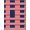 Red White Blue, Pattern 18, variant on ODIKA Patriotic Striped Stars Festive Generic Door Independence Front Border Refined Pet Friendly & Kids Safe Play for Playroom, Bedroom, Reading Nook