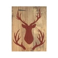 thumbnail image 2 of Hunting Buck Head Rack Deer Stencil Template Reusable 8.5 x 11 for Painting on Walls, Wood, Etc. By Stencilville, 2 of 2