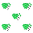 thumbnail image 1 of kurtrusly Pack de 20 Bouchons d'Écrou de Roue de Voiture Auto Moyeu Couvercle à Vis de Remplacement d'Automobile Vert 21mm 5Set, 1 of 6
