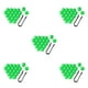 thumbnail image 3 of Tapas de tuercas de rueda de coche Riwesomey Universal antioxidante cubierta de tornillo de cubo de coche a prueba de polvo Verde 21mm 20 piezas, 3 of 6