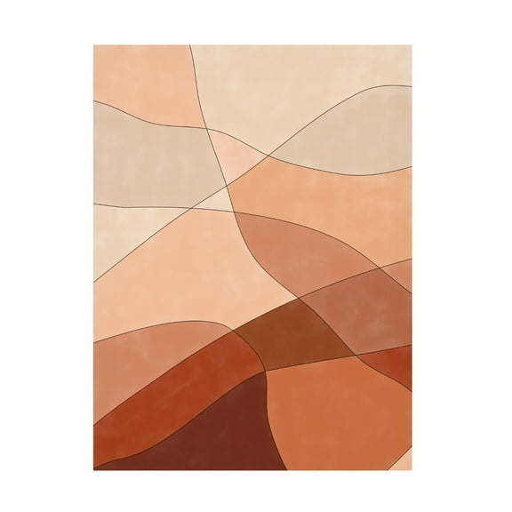 Trademark Fine Art Elena Ristova  terracotta33 Canvas Wall Art