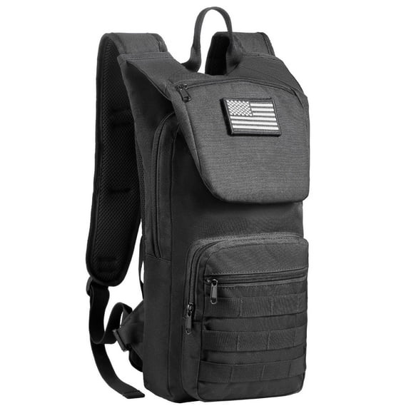 Hydration Backpack 3L TPU Water Bladder Tactical Molle Hiking Pack for Men Women Running Cycling Camping