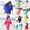 Hot Pink, variant on Women's Chiffon Beach Kimono Cardigan Style Shawl Lightweight Summer Wrap Cover Up for Swimwear