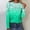 C-Green, variant on Plus Size Long Sleeve Tops for Womens Clearance,Women's Printed Round Neck Pullover Long Sleeved Casual Women's