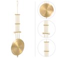 thumbnail image 2 of OULII 1Pcs Metal Clock Pendulum Replacement Part for Grandfather Clock Home Decoration 11.59x3.46in Golden, 2 of 7