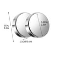 thumbnail image 1 of Bdday New 2Pcs Car Suction Cup Mount Auxiliary Rearview Mirror 360 Degree Rotating Wide-angle Round Frame Blind SPOTMirror, 1 of 9