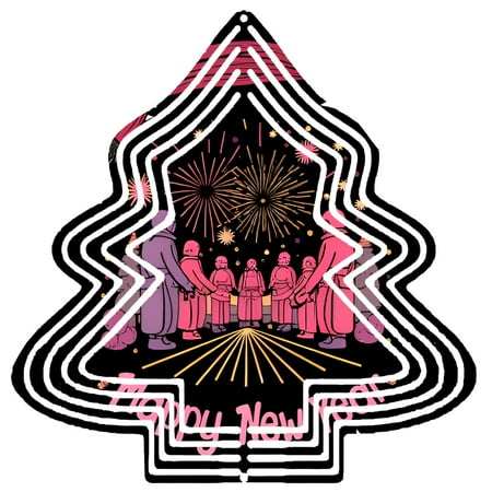 Metal Hanging Christmas Tree-Shaped Wind Decorations – Vibrant Garden Spinners with Festive Patterns for Yard and Garden Joy Metal Hanging Christmas Tree-Shaped Wind Decorations – Vibrant Garden Spinners with Festive Patterns for Yard and Garden Joy