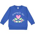 thumbnail image 2 of Inktastic Grampy's Girl Heart Flowers Toddler Sweatshirt, 2 of 4