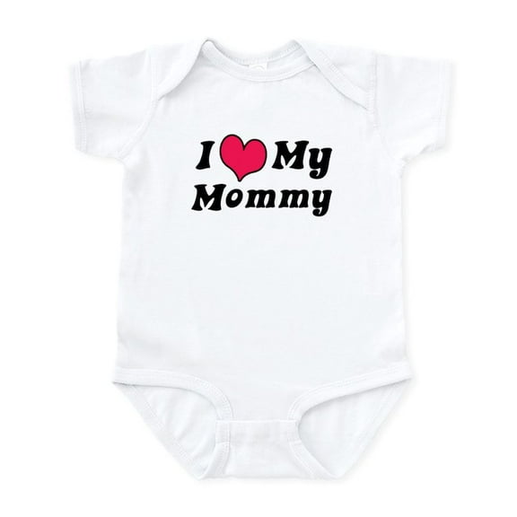 CafePress - I Love My Mommy Infant Bodysuit - Baby Light Bodysuit, Size Newborn - 24 Months