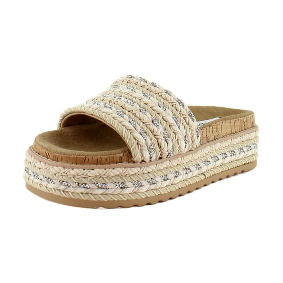 Steve Madden Beller Women's Sandals Natural Multi Size 9.5 M