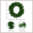 thumbnail image 5 of Northlight Small Deluxe Windsor Pine Artificial Christmas Wreath - 16" - Unlit, 5 of 8