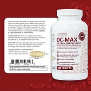 Rawleigh OC-MAX Tablets with 800 mg Plant Sterols Heart Health Support, 120 Count