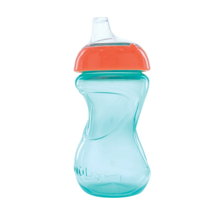 Nuby No-Spill Mini Gripper Soft Spout Sippy Cup, 6 fl oz, 2 Pack