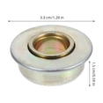 thumbnail image 2 of EXHUMKY 4 Pcs Roulements de Roue avant pour Fauteuil Roulant Remplacement Universel Roues de Marcheur Pivotant Doré, 2 of 8